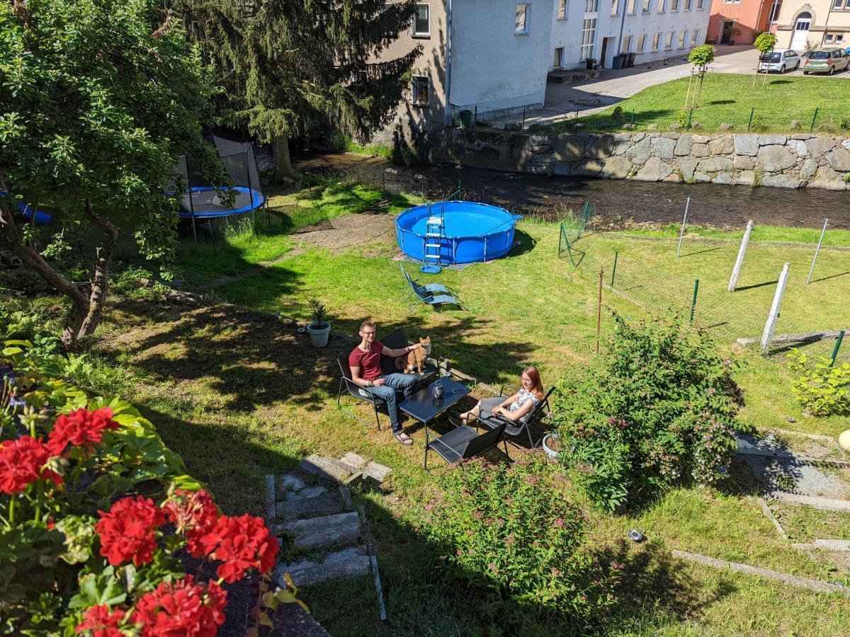 Lichtdurchflutete Helle Wohnung Mit Garten Sauna & Pool - Hw3 Sebnitz Exteriör bild
