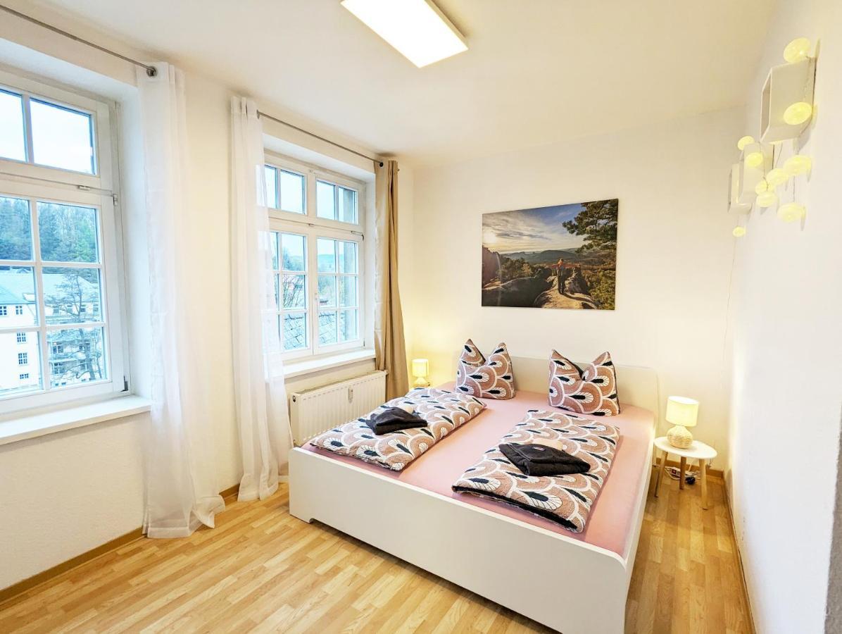Lichtdurchflutete Helle Wohnung Mit Garten Sauna & Pool - Hw3 Sebnitz Exteriör bild