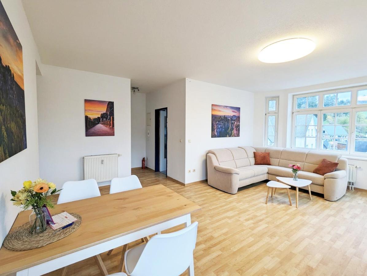 Lichtdurchflutete Helle Wohnung Mit Garten Sauna & Pool - Hw3 Sebnitz Exteriör bild
