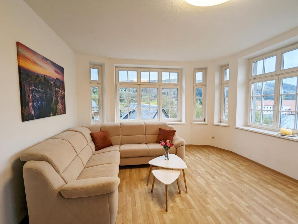 Lichtdurchflutete Helle Wohnung Mit Garten Sauna & Pool - Hw3 Sebnitz Exteriör bild