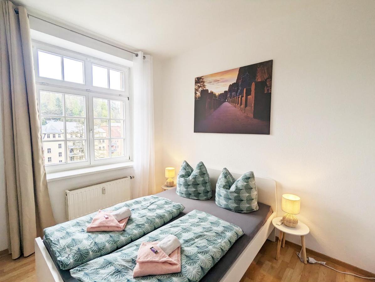 Lichtdurchflutete Helle Wohnung Mit Garten Sauna & Pool - Hw3 Sebnitz Exteriör bild