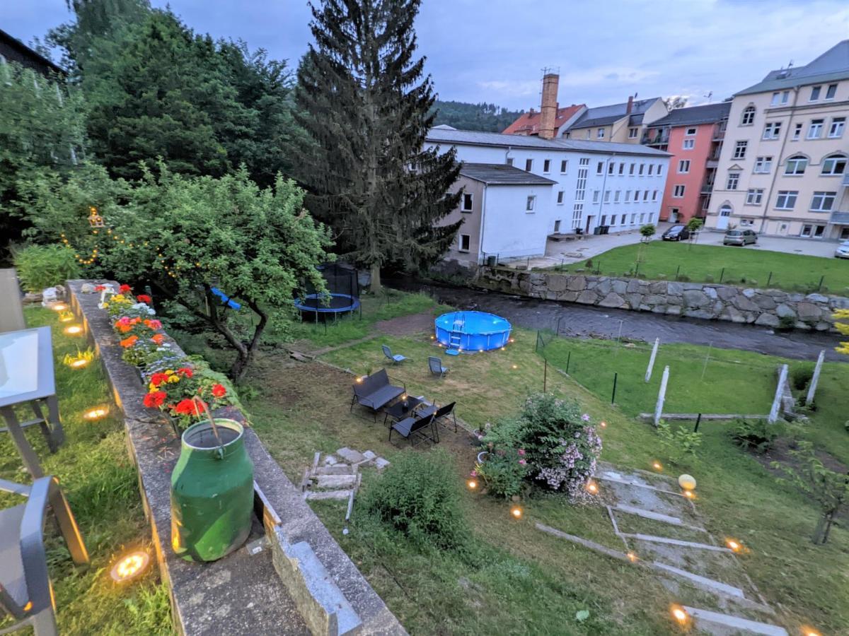 Lichtdurchflutete Helle Wohnung Mit Garten Sauna & Pool - Hw3 Sebnitz Exteriör bild