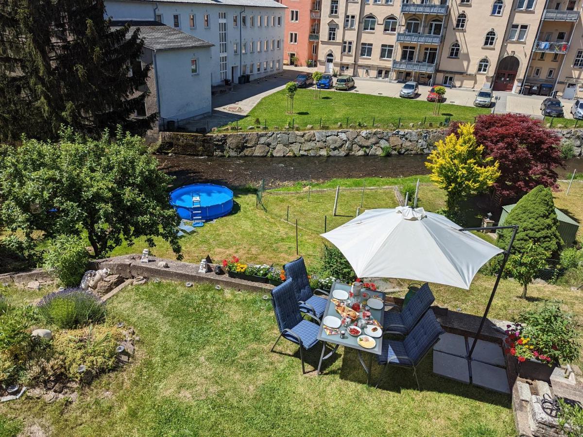 Lichtdurchflutete Helle Wohnung Mit Garten Sauna & Pool - Hw3 Sebnitz Exteriör bild