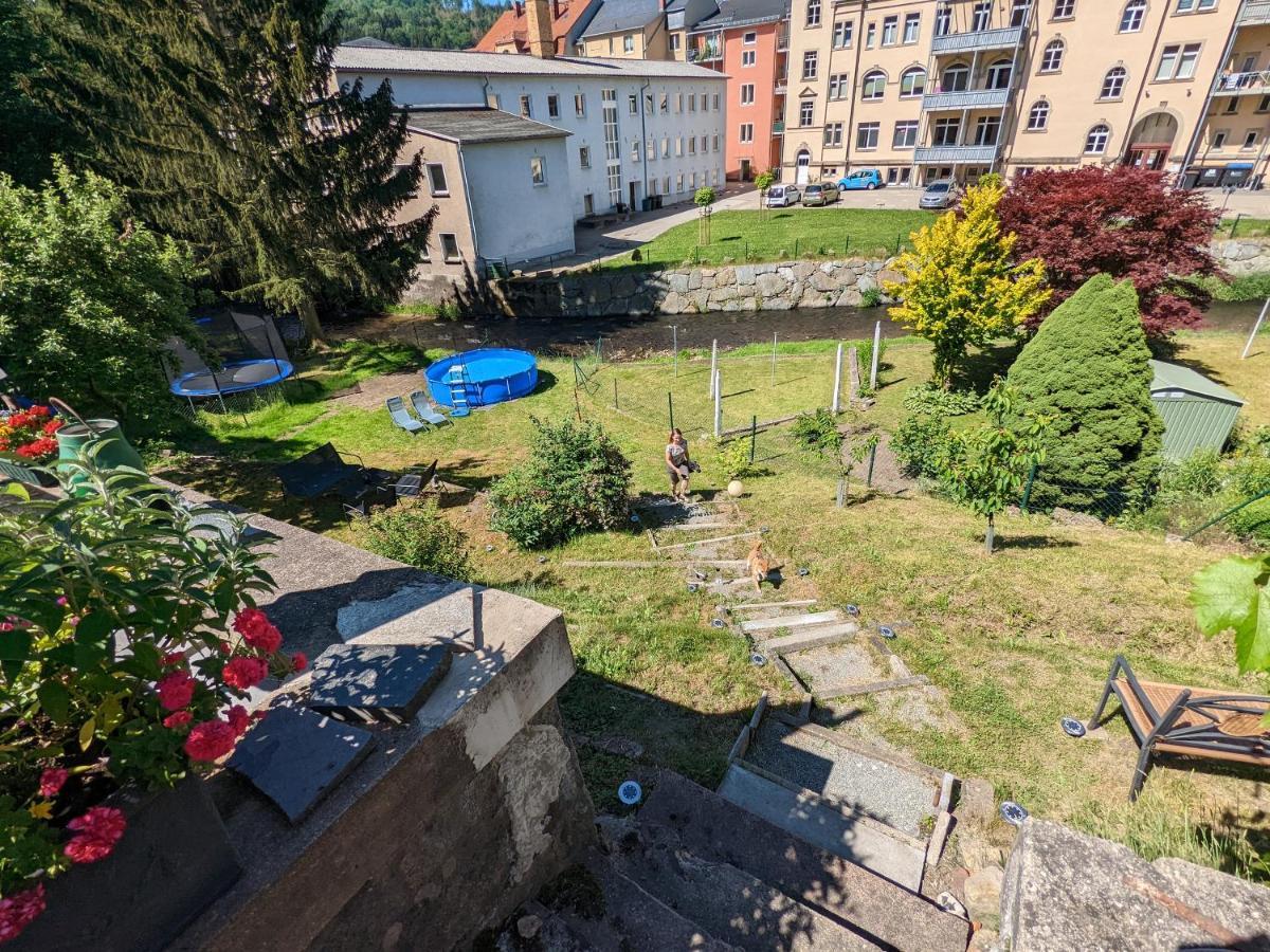 Lichtdurchflutete Helle Wohnung Mit Garten Sauna & Pool - Hw3 Sebnitz Exteriör bild