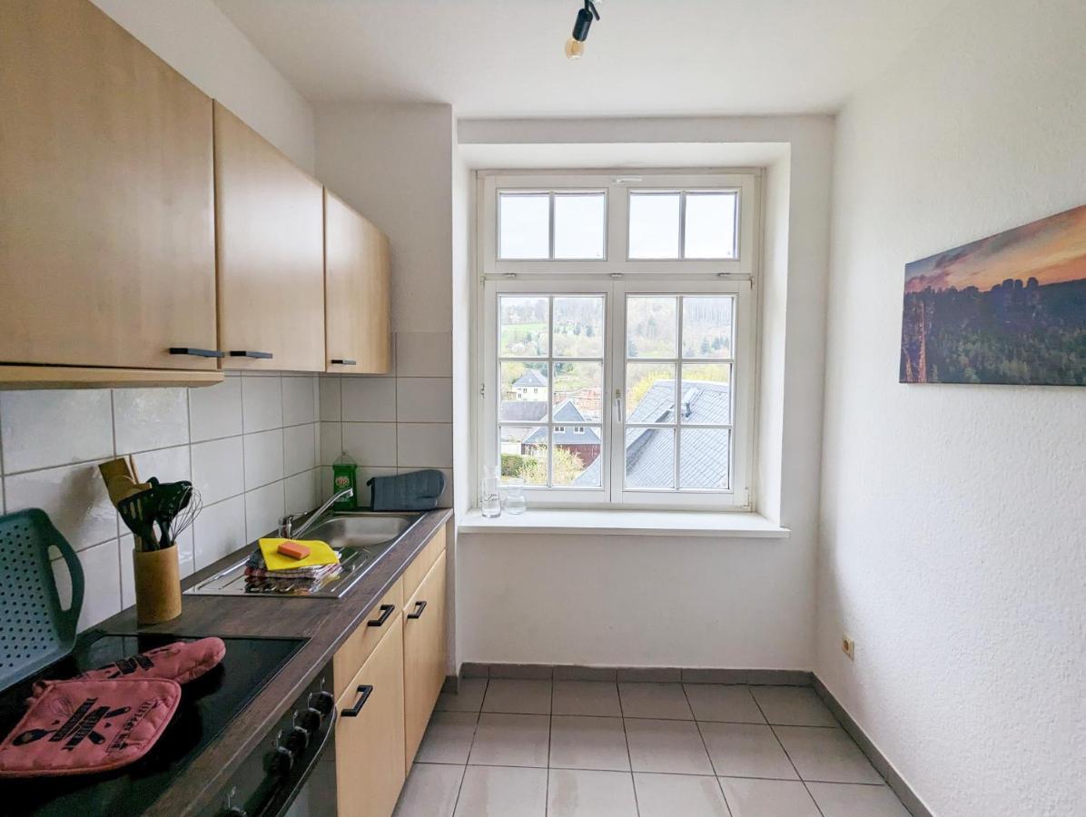 Lichtdurchflutete Helle Wohnung Mit Garten Sauna & Pool - Hw3 Sebnitz Exteriör bild